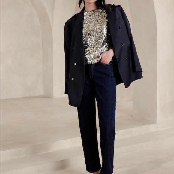 Gorgeous NWT (Never Worn) Sequin Top, Color: Black, & Size: XL - Picture 12 of 12